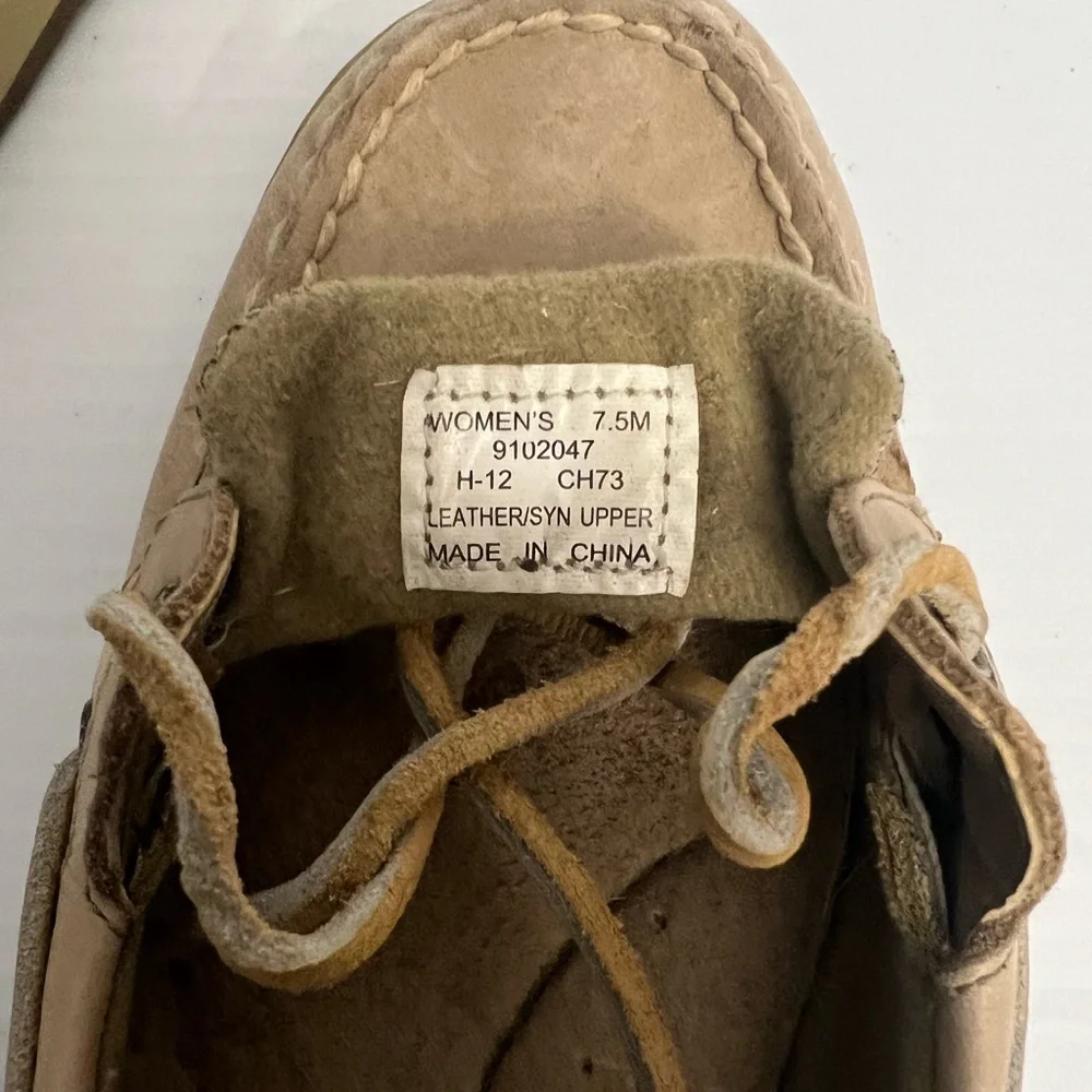 Sperry Top Sliders tan women’s size 7.5M